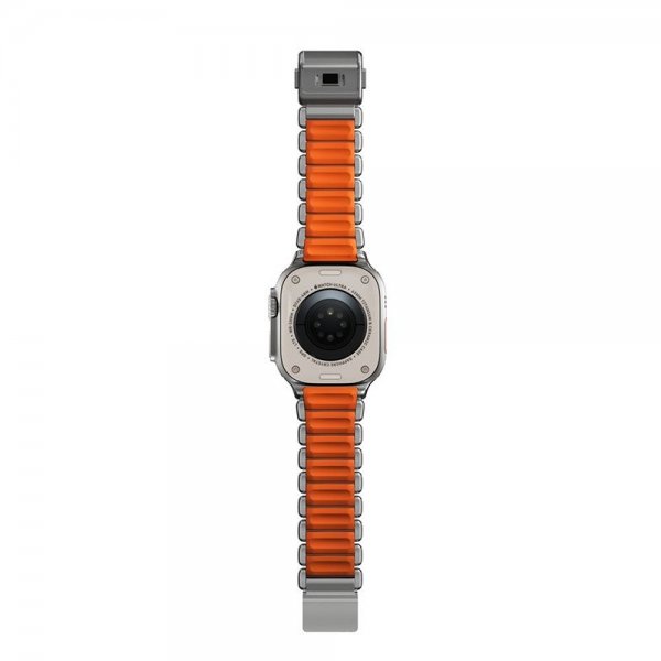 Nomad Apple Watch 44/45/46mm/Ultra 49mm Armbånd Stratos Band Natural Ultra Orange