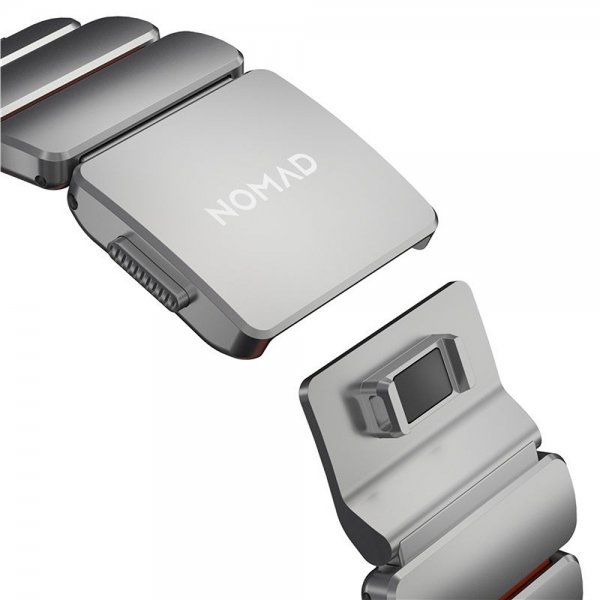 Nomad Apple Watch 44/45/46mm/Ultra 49mm Armbånd Stratos Band Natural Ultra Orange