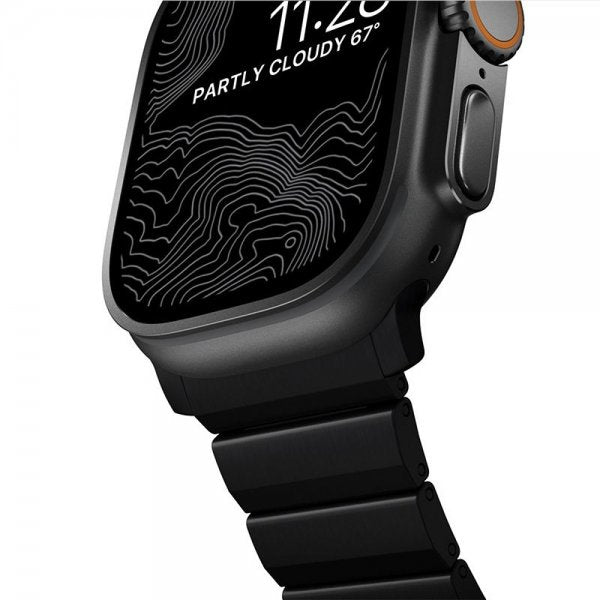 Nomad Apple Watch 44/45/46mm/Ultra 49mm Rem Titanium Band Sort