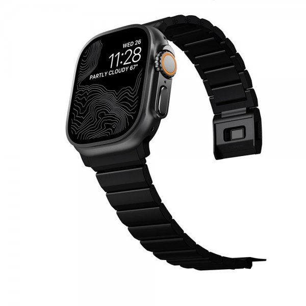 Nomad Apple Watch 44/45/46mm/Ultra 49mm Rem Titanium Band Sort