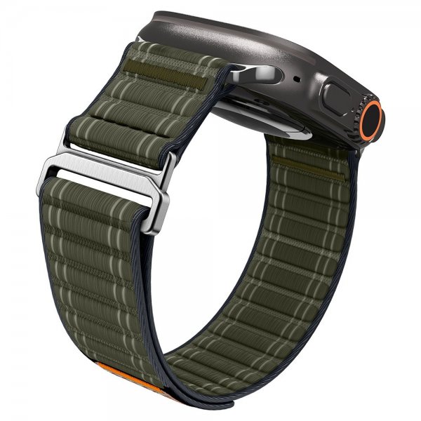 Spigen Apple Watch 44/45/46mm/Ultra 49mm Rem WBF0 Grøn