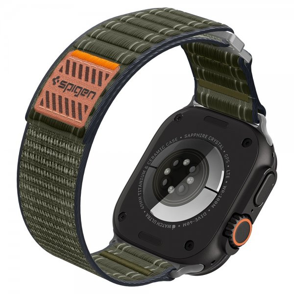 Spigen Apple Watch 44/45/46mm/Ultra 49mm Rem WBF0 Grøn