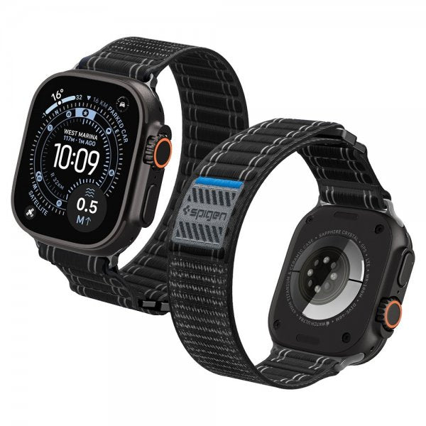 Spigen Apple Watch 44/45/46mm/Ultra 49mm Rem WBF0 Sort