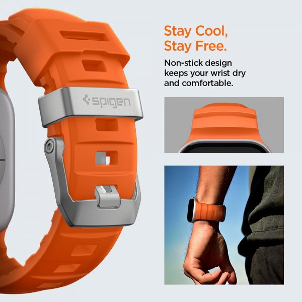 Spigen Apple Watch 44/45/46mm/Ultra 49mm Armbånd WBS2 Orange