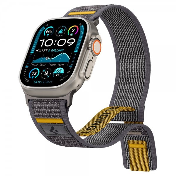 Spigen Apple Watch 44/45/46mm/Ultra 49mm Armbånd Athlex Air Active Gray
