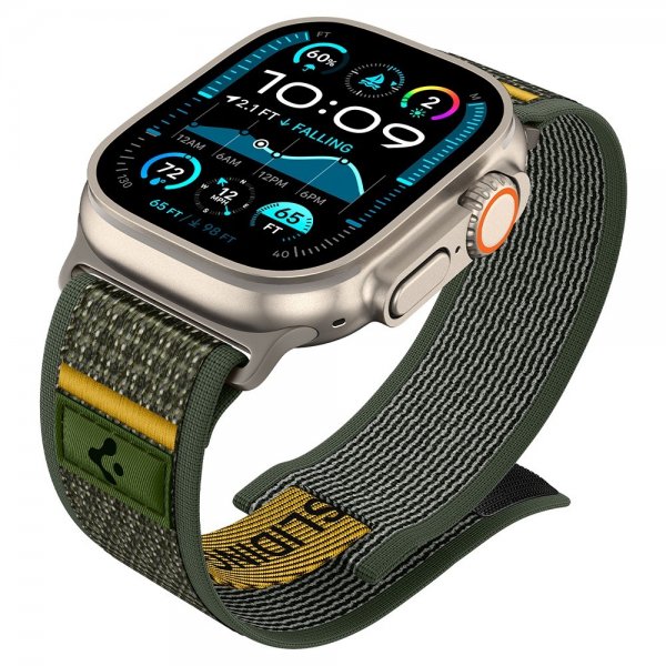 Spigen Apple Watch 44/45/46mm/Ultra 49mm Armbånd Athlex Air Active Green