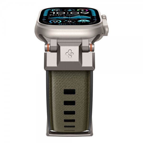 Spigen Apple Watch 44/45/46mm/Ultra 49mm Armbånd DuraPro Armor Military Green