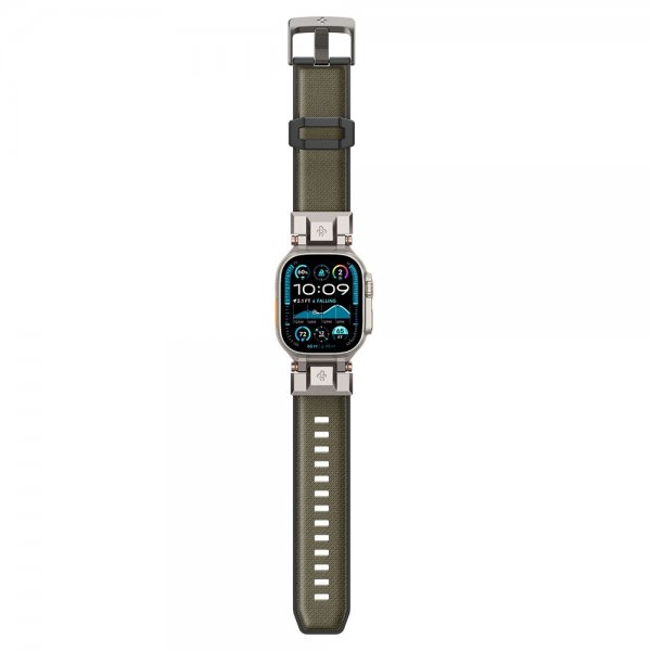 Spigen Apple Watch 44/45/46mm/Ultra 49mm Armbånd DuraPro Armor Military Green