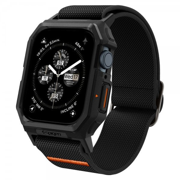 Spigen Apple Watch 45mm Rem og Skal Lite Fit Pro Mat Sort