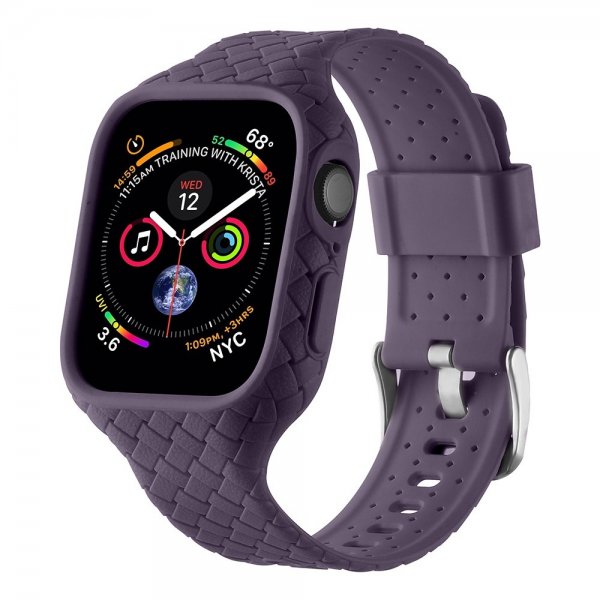 Apple Watch 45mm Rem Vævet tekstur Lilla