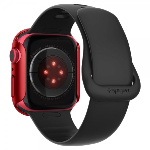 Spigen Apple Watch 45mm Cover Thin Fit Metallic Red