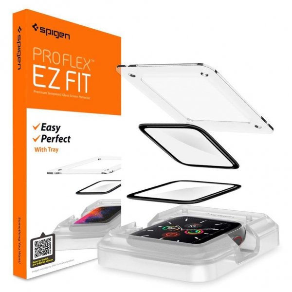 Spigen Apple Watch 45mm Skærmbeskyttelse ProFlex EZ Fit 2-pak