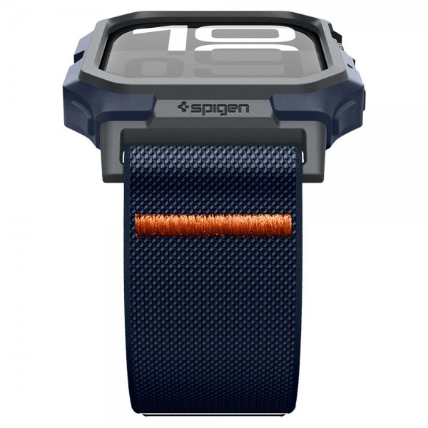 Spigen Apple Watch 46 mm (Series 10/11) Rem og Etui Lite Fit Pro Navy Blue