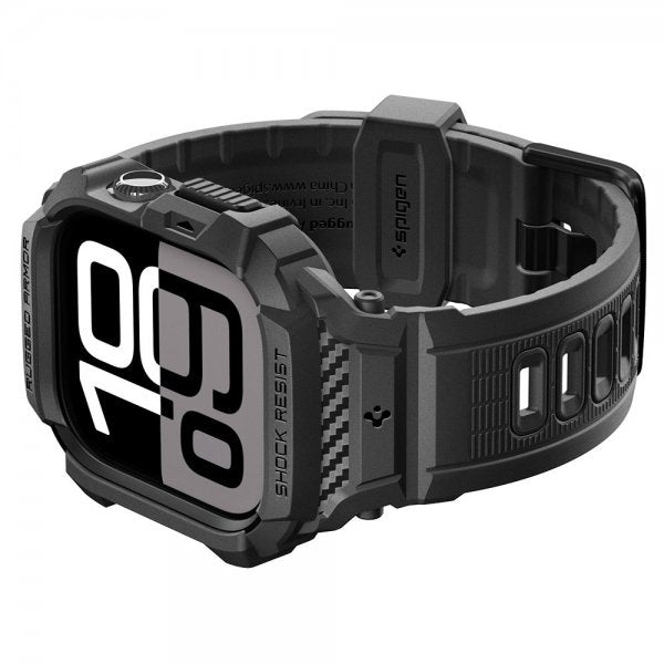Spigen Apple Watch 46mm (Series 10/11) Rem Rugged Armor Pro 2 Mat Sort