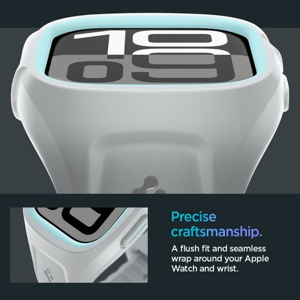 Spigen Apple Watch 46 mm (Series 10/11) Cover med Rem Liquid Air Pro Grå