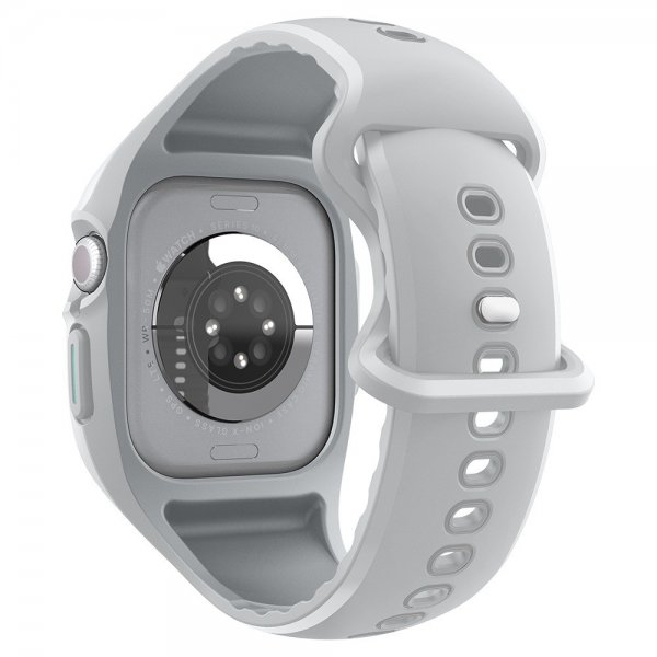 Spigen Apple Watch 46 mm (Series 10/11) Cover med Rem Liquid Air Pro Grå