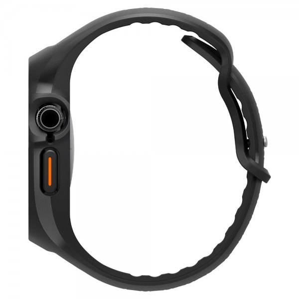 Spigen Apple Watch 46mm (Series 10/11) Cover med Rem Liquid Air Pro Mat Sort