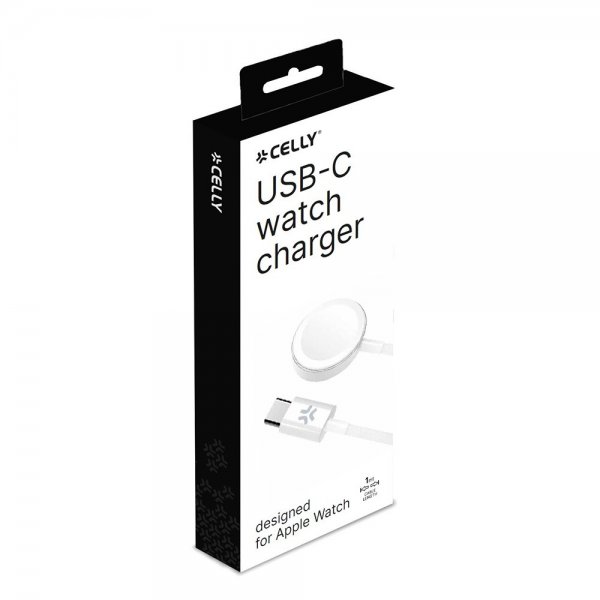 Celly Apple Watch-oplader USB-C 1 m hvid