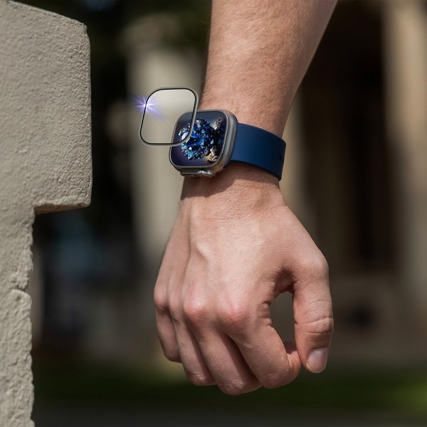 Fast Apple Watch Ultra 49mm Skærmbeskyttelse Safir