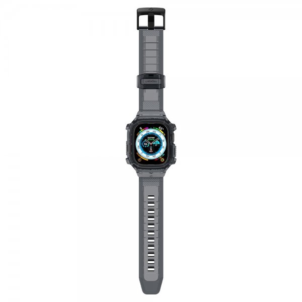 Spigen Apple Watch Ultra 49mm Rem og Cover Rugged Armor Pro Space Crystal