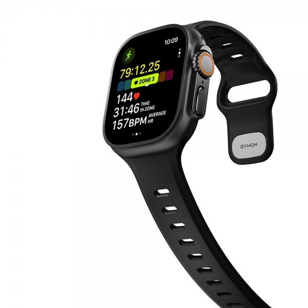 Nomad Apple Watch Ultra 49mm Armbånd Tempo Band Sort