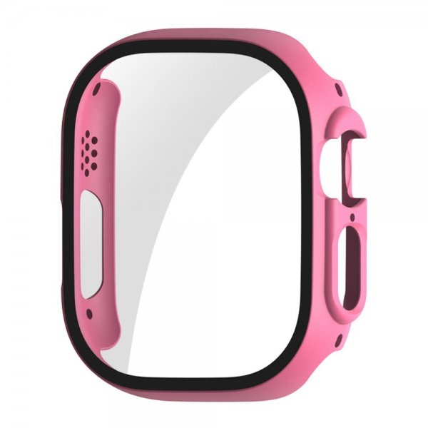 Enkay Apple Watch Ultra 49 mm cover med indbygget skærmbeskyttelse Rosa