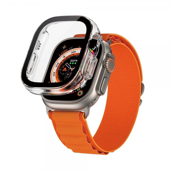 PanzerGlass Apple Watch Ultra 49mm Cover med Skærmbeskyttelse Full Body Protector D3O Transparent