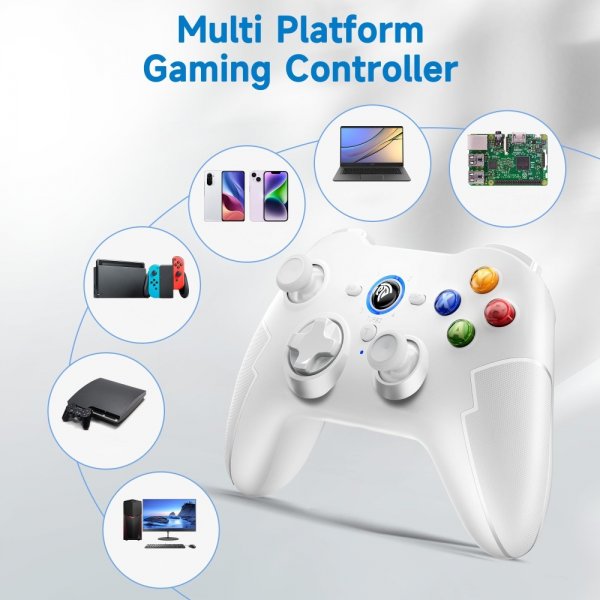 EasySMX Arion 9013 Pro Trådløs Gamepad PC/Switch/Telefon Hvid