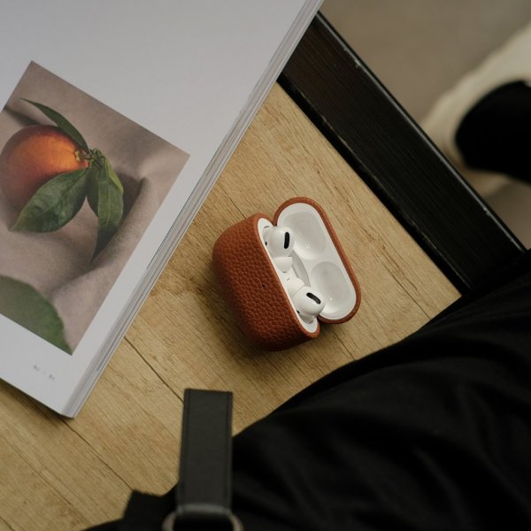KeyBudz AirPods Pro 2 Cover Artisan Series Brun