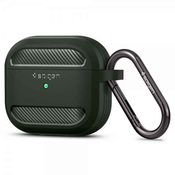 Spigen AirPods 3 Cover Rugged Armor Military Green