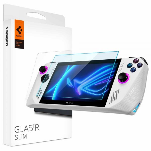 Spigen Asus ROG Ally Skærmbeskyttelse GLAS.tR Slim