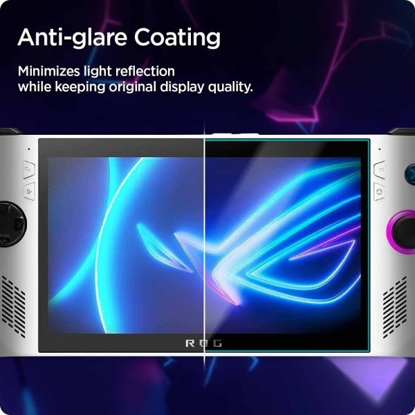 Spigen Asus ROG Ally Skærmbeskyttelse GLAS.tR Slim