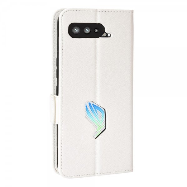 Asus ROG Phone 5 Cover Litchi Hvid
