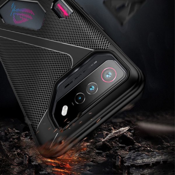 Asus ROG Phone 7 Cover med Tekstur Sort