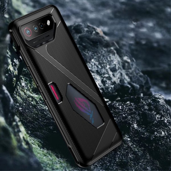 Asus ROG Phone 7 Cover med Tekstur Sort