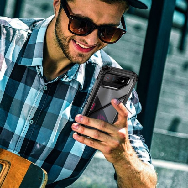 Asus ROG Phone 7 Cover Stativfunktion Sort