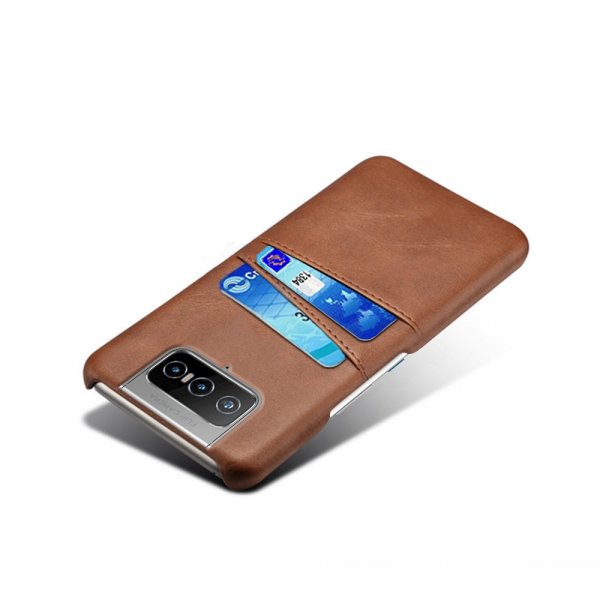 Asus Zenfone 8 Flip Cover To Kortlommer Brun