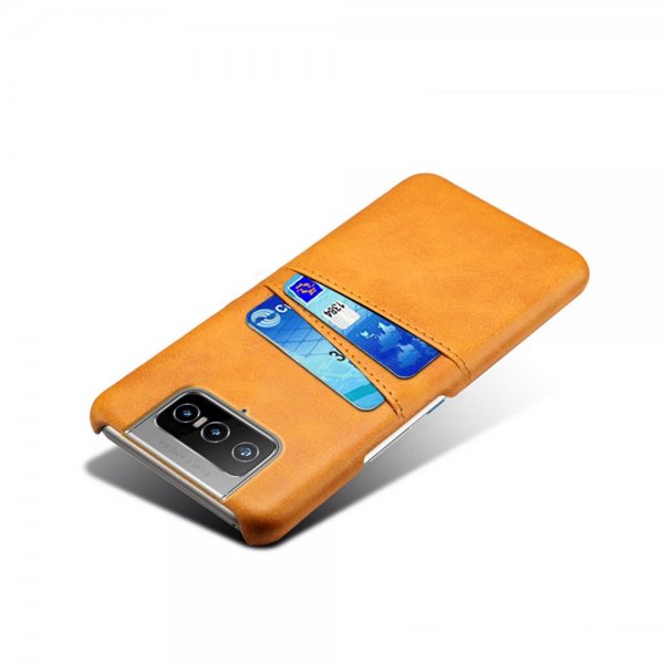 Asus Zenfone 8 Flip Cover To Kortlommer Orange