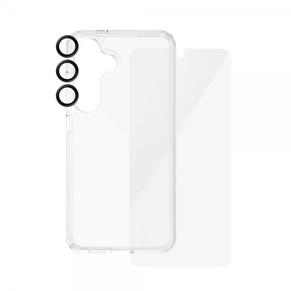 PanzerGlass Samsung Galaxy S24 Cover Skærmbeskyttelse Kamerabeskyttelse 3-i-1 Bundlesæt