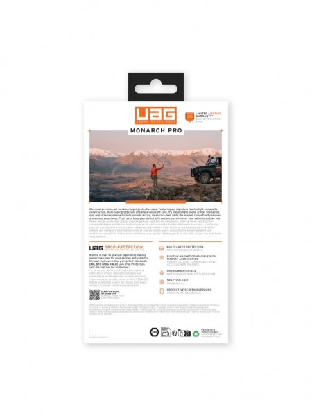 Urban Armor Gear (UAG) Samsung Galaxy S25 Ultra Cover Monarch Pro MagSafe Carbon Fiber