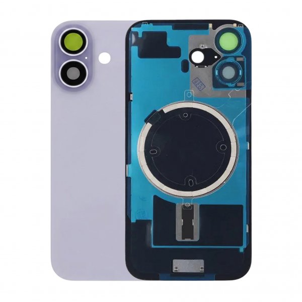 Bagsideglas med smådele til iPhone 17 - Lavendel