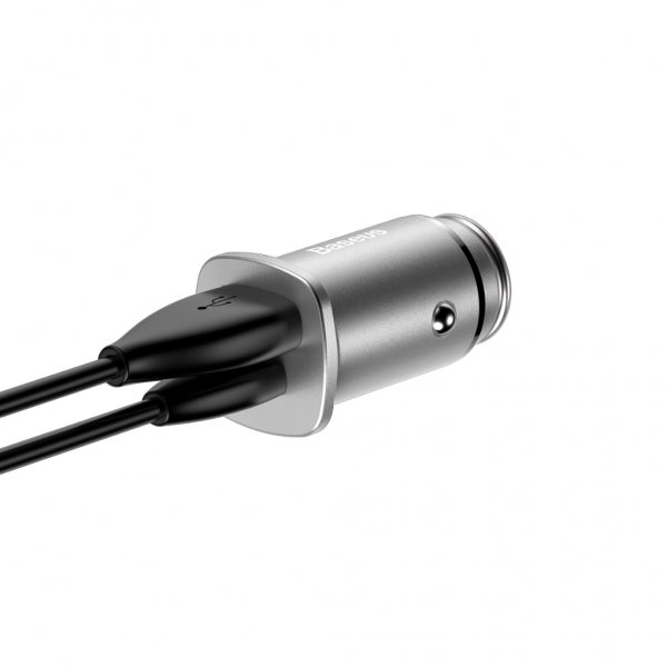 Baseus Billader PPS 30W Type-C & USB-A Sølv