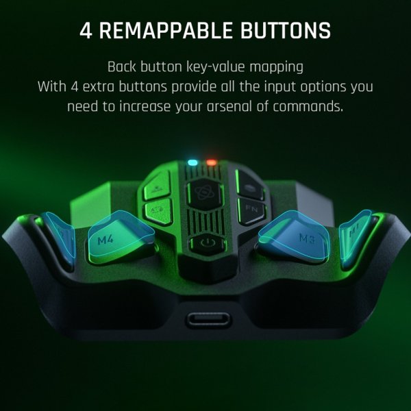 BIGBIG WON ARMOR-X Pro Tilbageknapmodul til Gamecontroller Hvid