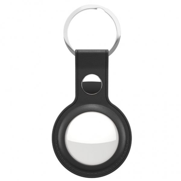 KeyBudz AirTag Holder Læder Sort