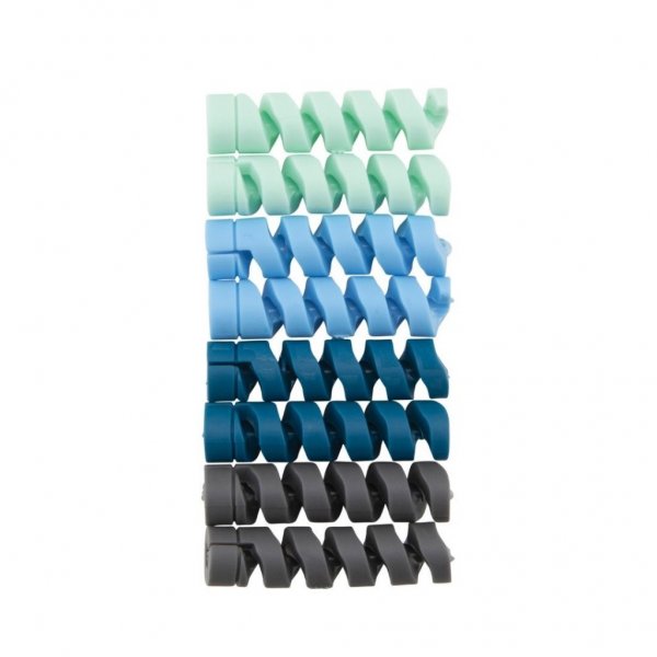 Bluelounge CableCoil Mini - 8-pak Blå