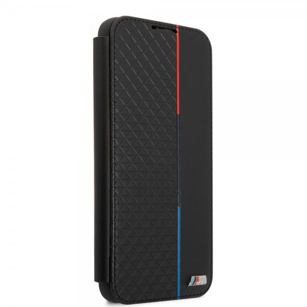 BMW Samsung Galaxy S22 Plus Cover Triangle Pattern & Tricolor Stripe Sort