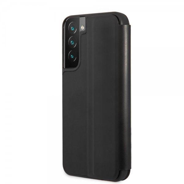 BMW Samsung Galaxy S22 Cover Triangle Pattern & Tricolor Stripe Sort