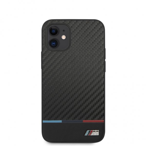 BMW iPhone 12 Mini Cover Tricolore Sort