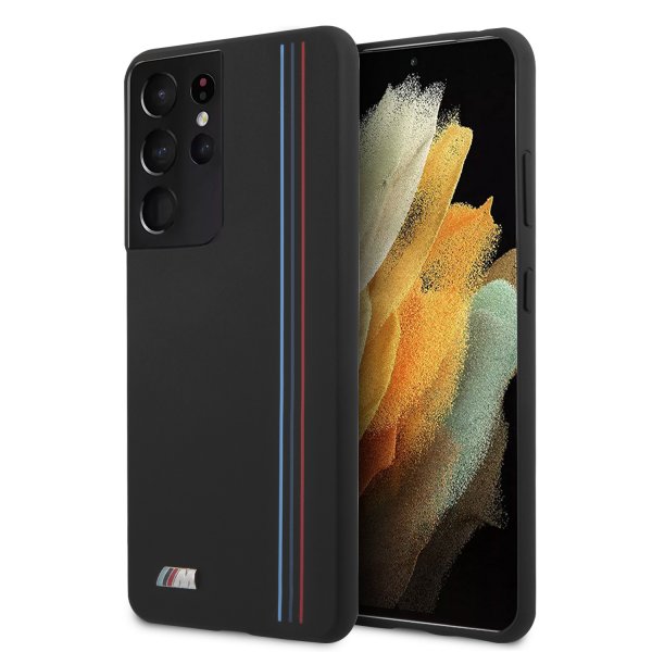 BMW Samsung Galaxy S21 Ultra Cover Tricolore Sort