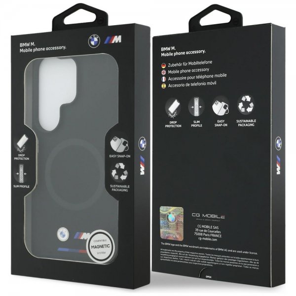 BMW Samsung Galaxy S26 Ultra Cover Silikone MagSafe Sort